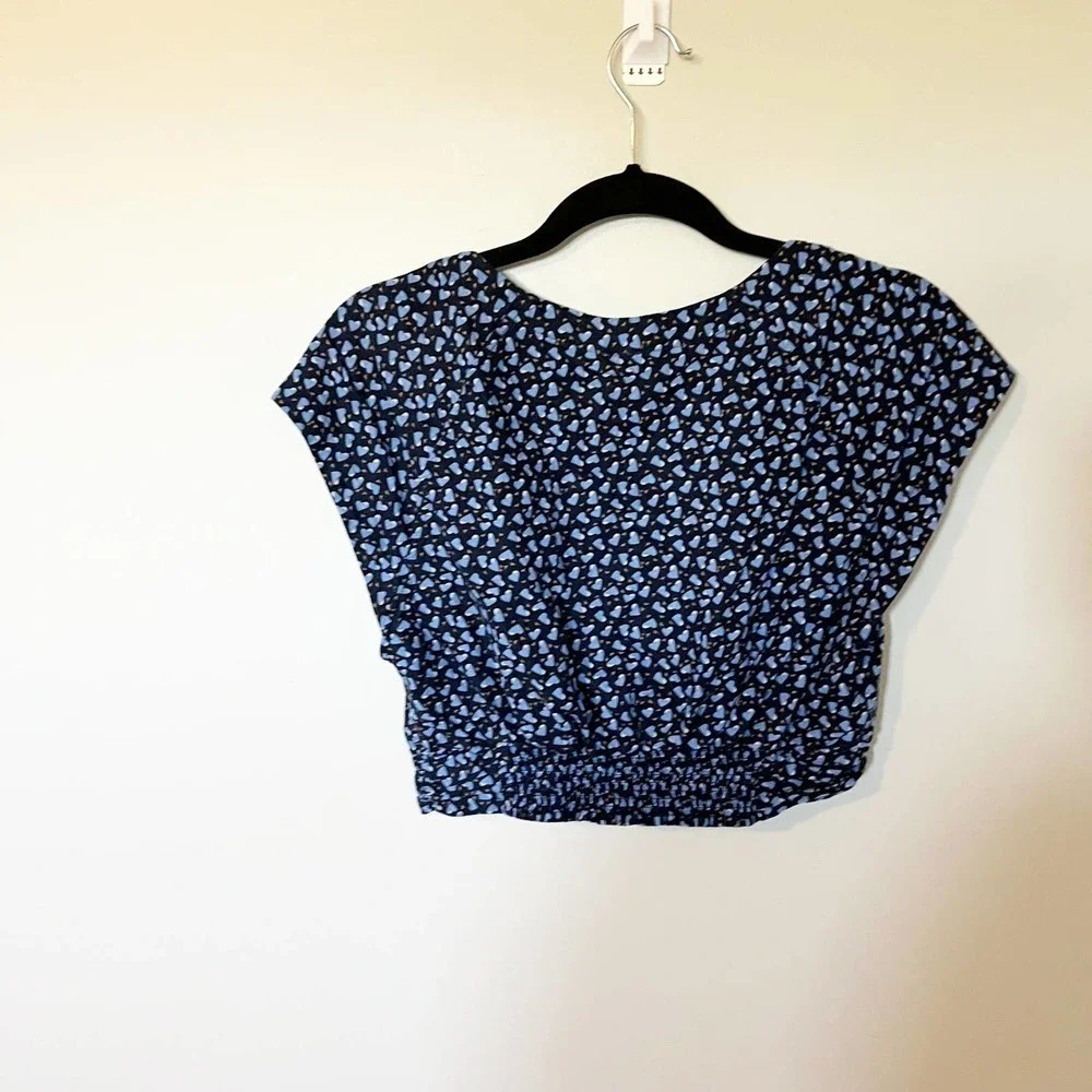 Free people havana‎ honey crop top hearts women’s size large